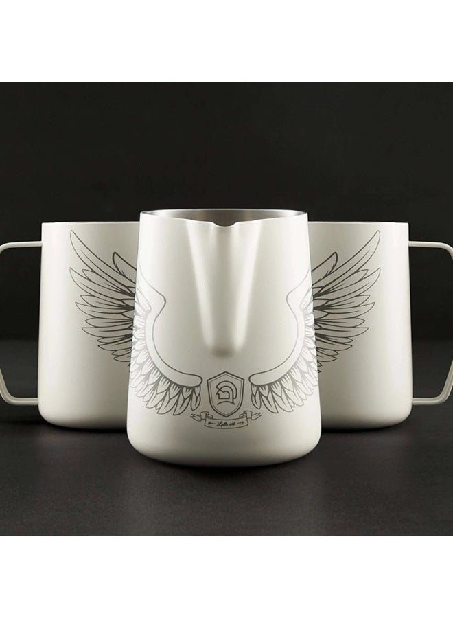 زيروهيرو إبريق حليب لاتيه آرت ZeroHero Angel سعة 600 مل – إبريق رغوة من الفولاذ المقاوم للصدأ SUS304 - Image 3